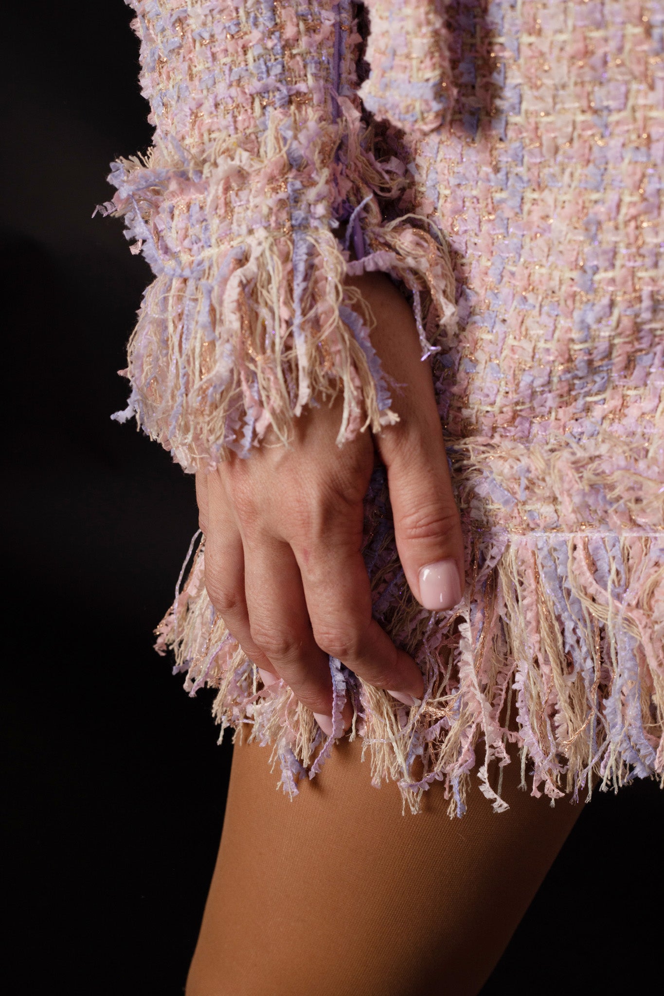 Améthyste Rosé Рокля от букле в розово и лилаво