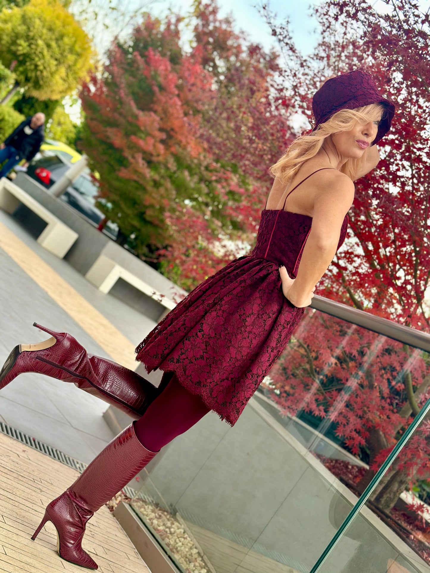 Velvet Wine Рокля