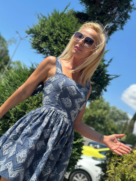 Blue Riviera Denim Рокля  