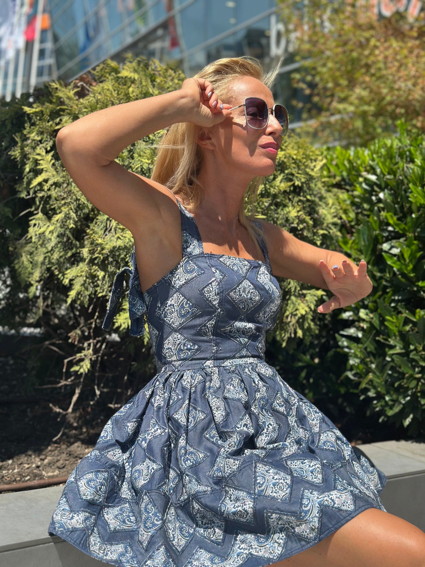 Blue Riviera Denim Рокля  