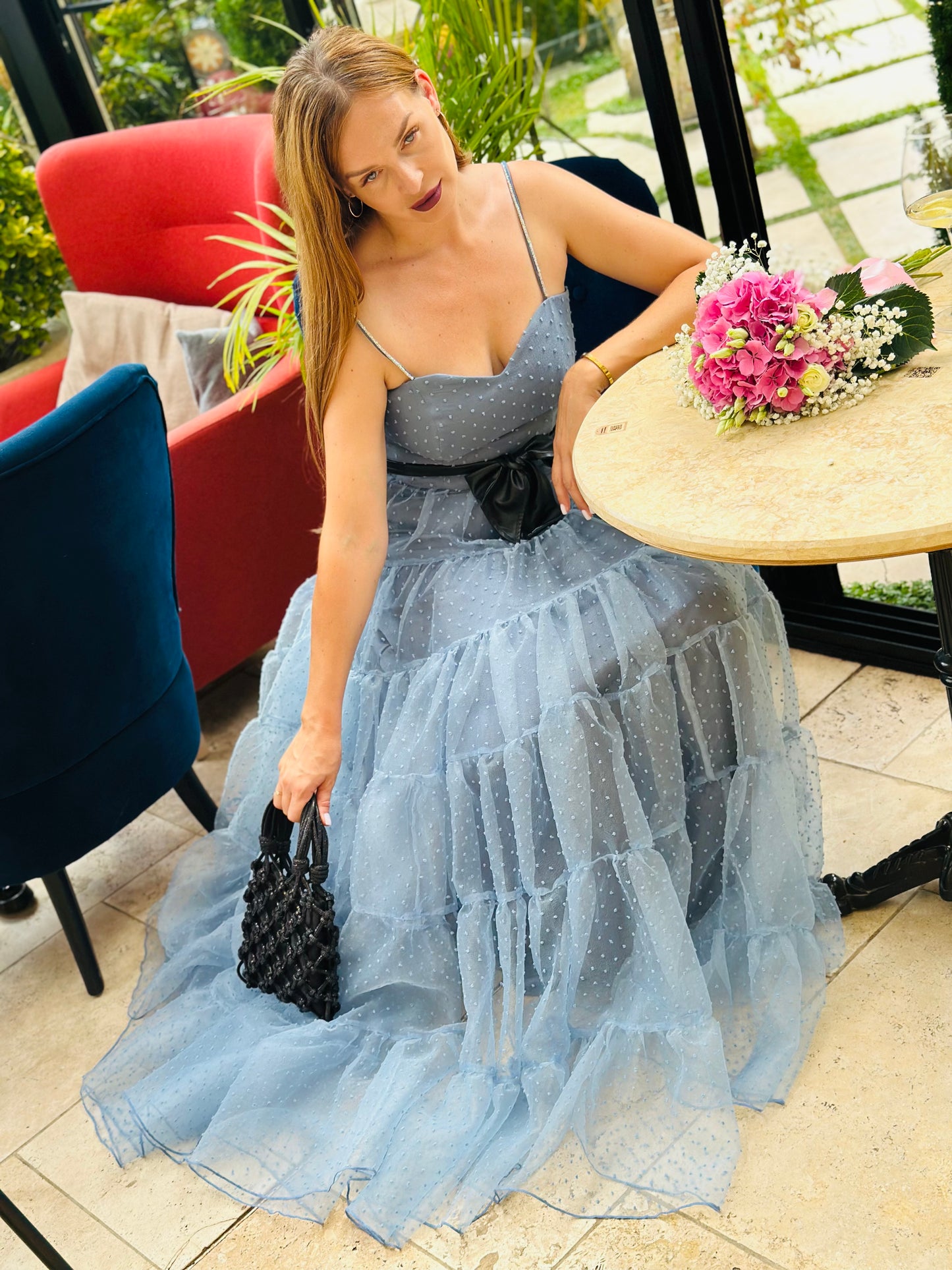 Рокля Blue Dots Dream Dress