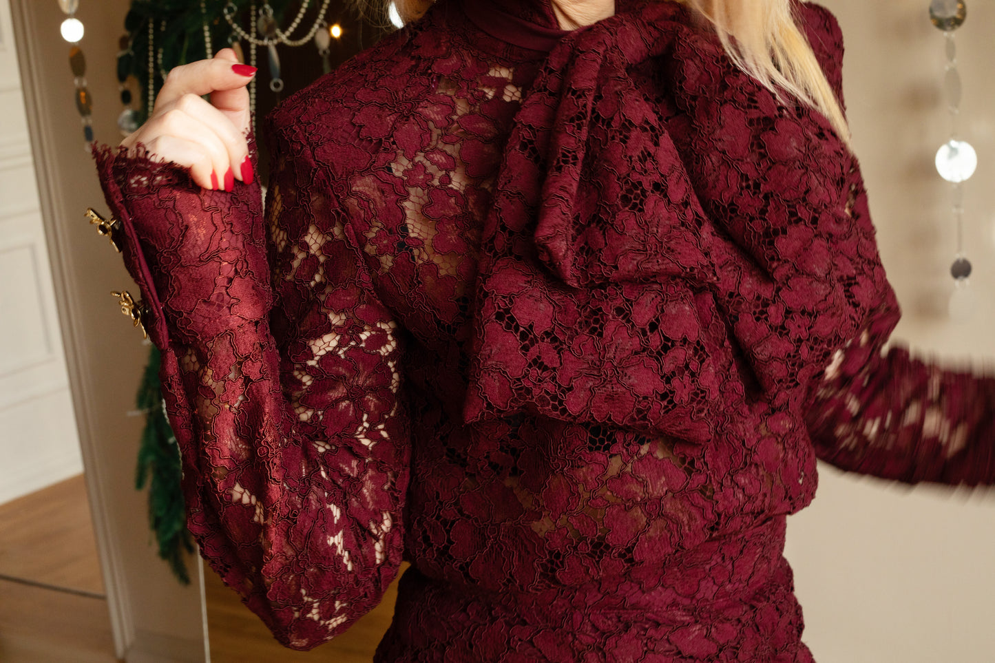 Burgundy Poème Shirt