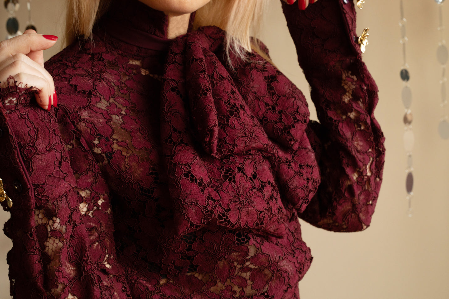 Burgundy Poème Shirt