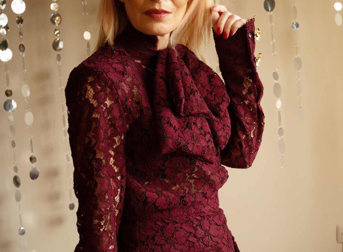 Burgundy Poème Shirt