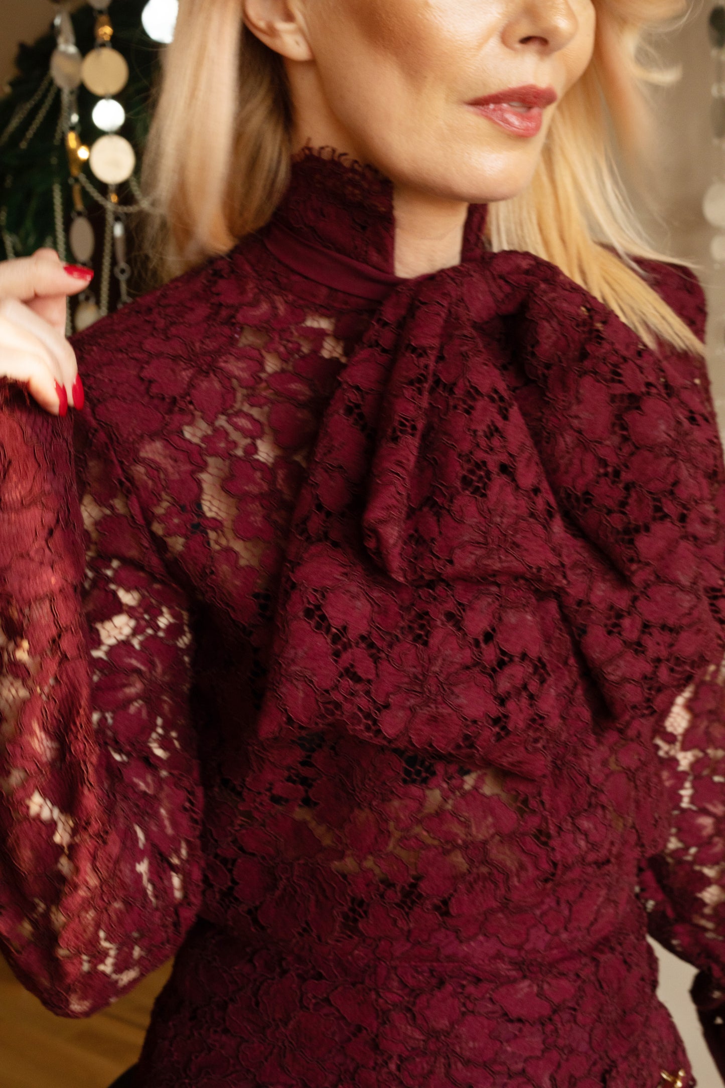 Burgundy Poème Shirt