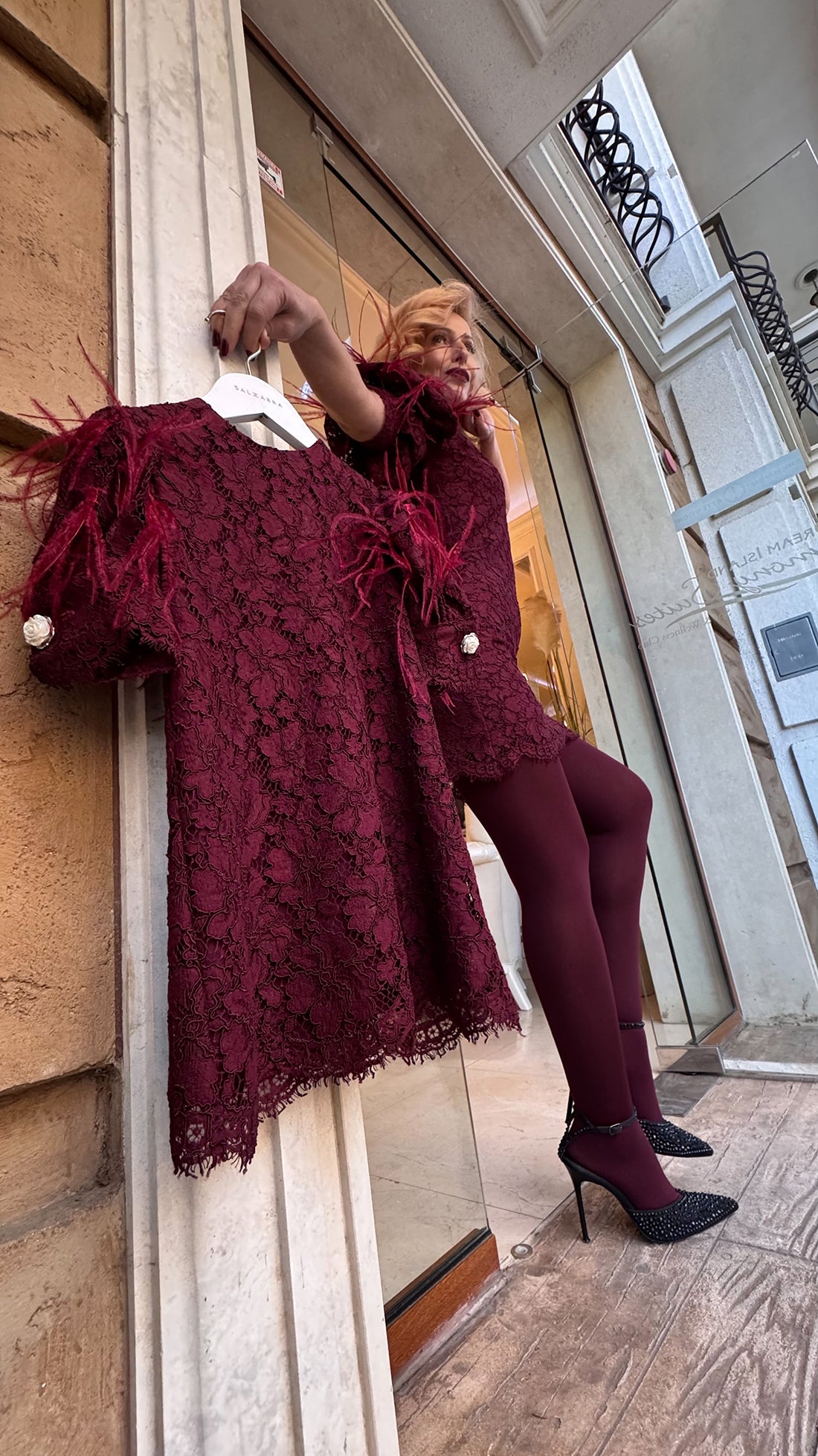 Bordeaux Lace Reverie